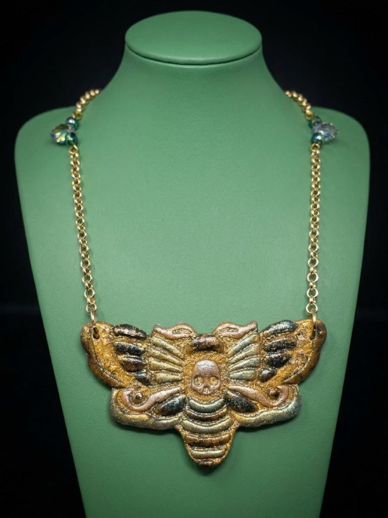 Death Moth Necklace
